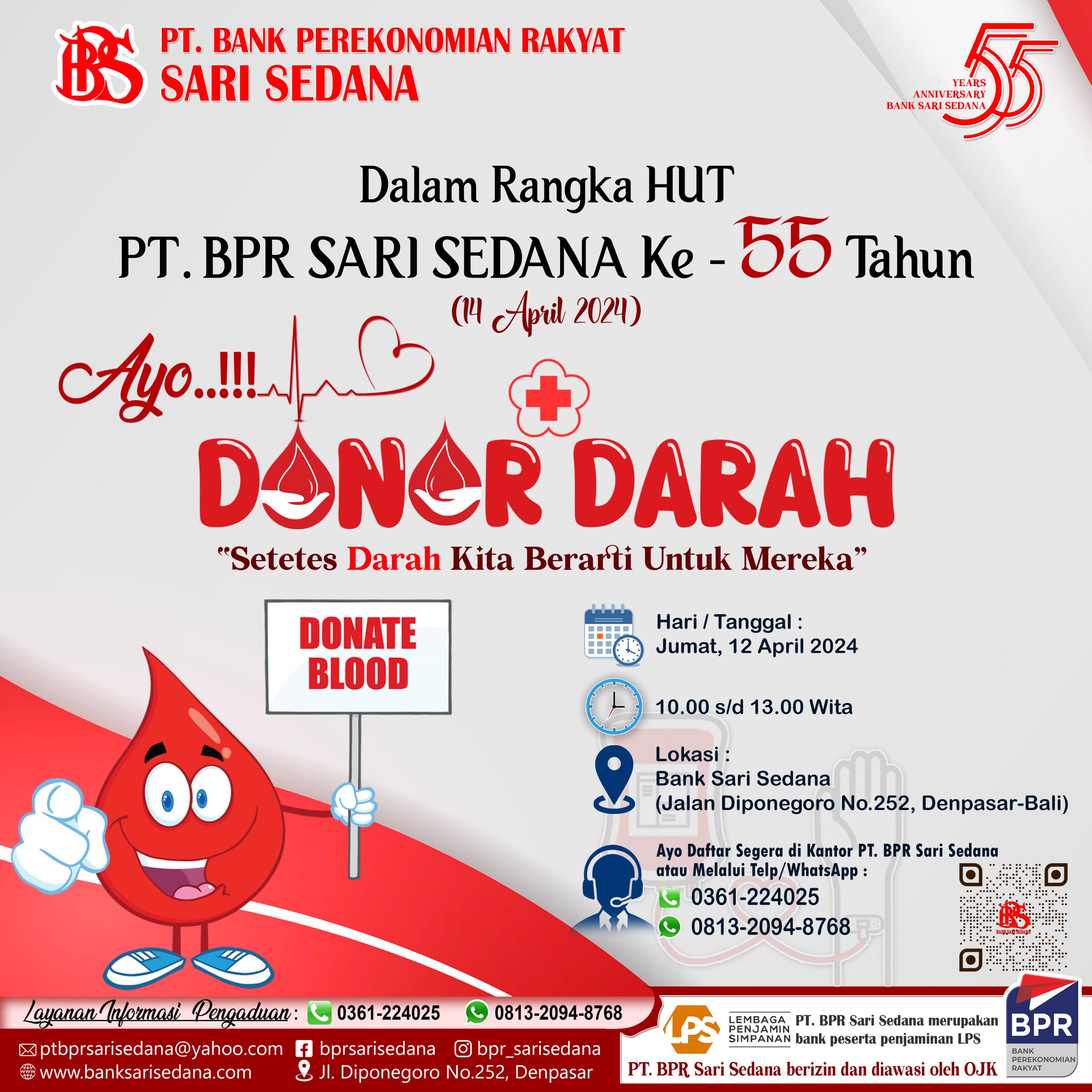 HUT PT. BPR Sari Sedana Ke 55